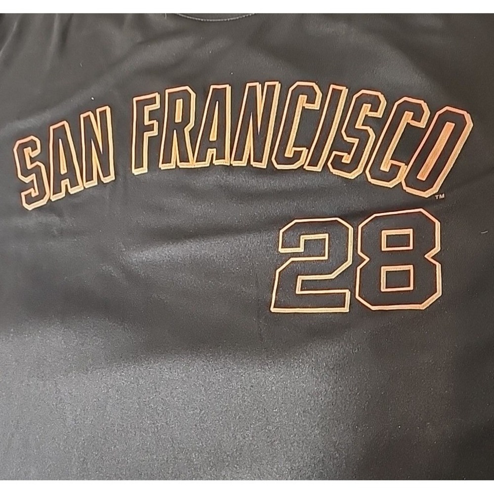San Francisco Giants Shirt Mens 2XL Buster Posey 28 Baseball Team MLB Tee Black